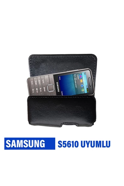 Samsung 5610 Kılıfı S5610 Tuşlu Telefon Bele Takılan Kemer Kılıf