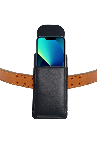 iPhone 13 Uyumlu Kılıfı Kemer Kılıf   Kapaklı Bel Kemere Takılan Kılıf ürün görseli