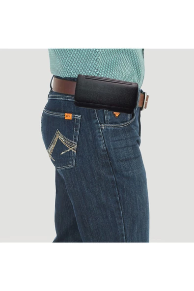 iPhone 13 PRO  Kılıf Kemer Kılıfı | Suni Deri Kapaklı Mıknatıslı - Resim 4