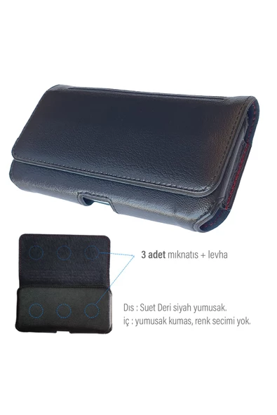 iPhone 15 Pro Kemer Kılıfı Bele Takılan Kemer Kılıf iPhone 15 Pro Uyumlu - Resim 3