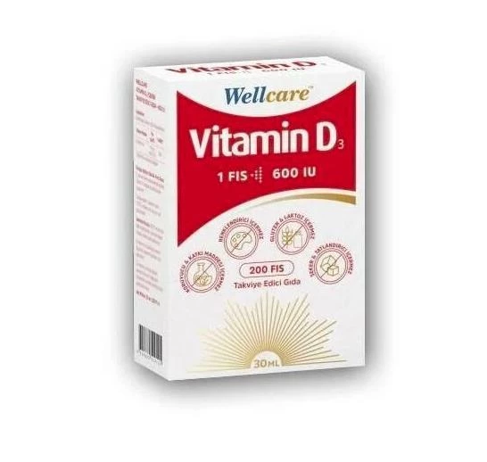 Wellcare Vitamin D3 Sprey 600 IU 30 ml