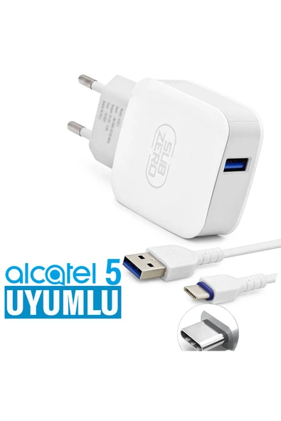 Alcatel 5 Şarj Aleti Adaptör ve Kablosu