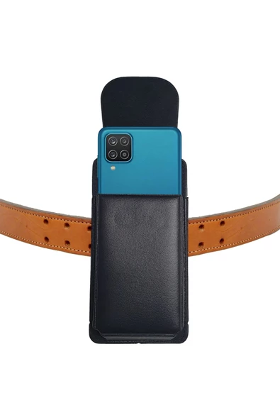 Samsung A12 Kılıf Kemer Kılıf Bele Takılan Kapaklı Galaxy A12 Uyumlu Kapaklı ürün görseli