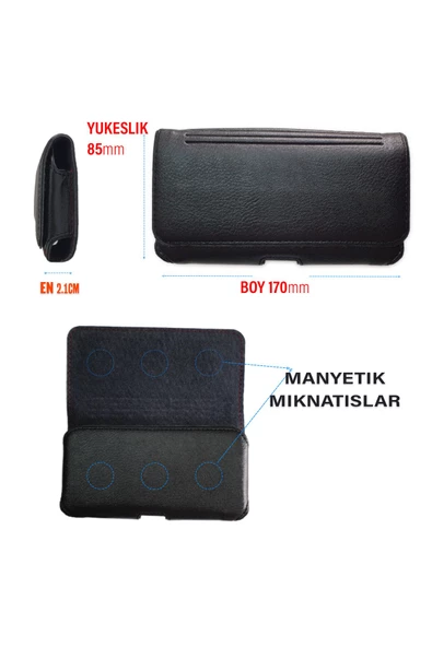 Galaxy M51 Kılıf Kapak - Bel Kemer Kılıfı Suni Deri uyumlu - Resim 4