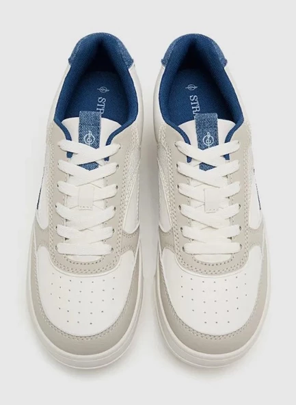 Stradivarius Bamba Tendencia Mavi Sneakers - 3