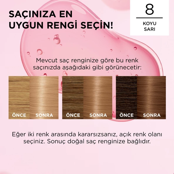 L’oréal Paris Excellence Creme 8 Koyu Sarı Saç Boyası - 7