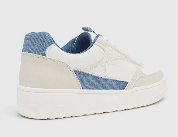 Stradivarius Bamba Tendencia Mavi Sneakers - 2