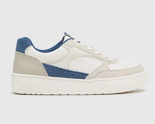 Stradivarius Bamba Tendencia Mavi Sneakers