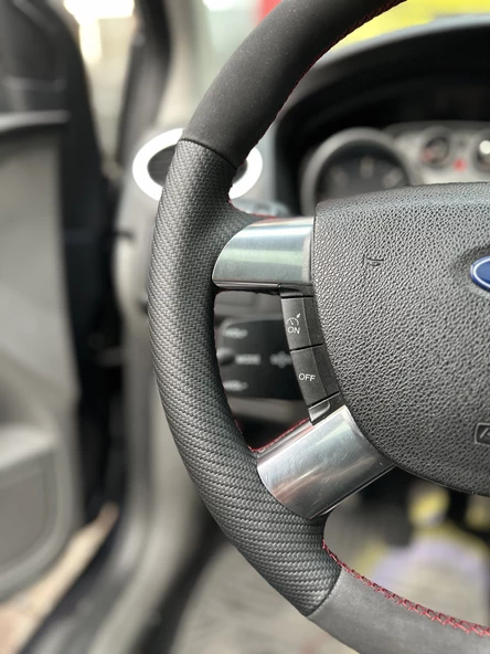 Ford Focus 2.5 Araca Özel Direksiyon Kılıfı (deri sökülüp Yapılması Gerekiyor) - Resim 5