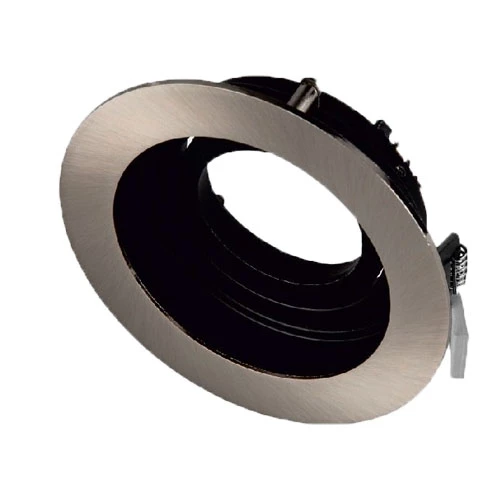 Maxled Sıva Altı GU-10 Duylu Yuvarlak Saten Siyah Dekoratif Spot Kasa MX-2034 - Resim 2