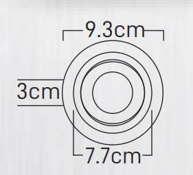 Maxled Sıva Altı GU-10 Duylu Kare Siyah Dekoratif Spot Kasa MX-2048 - Resim 2