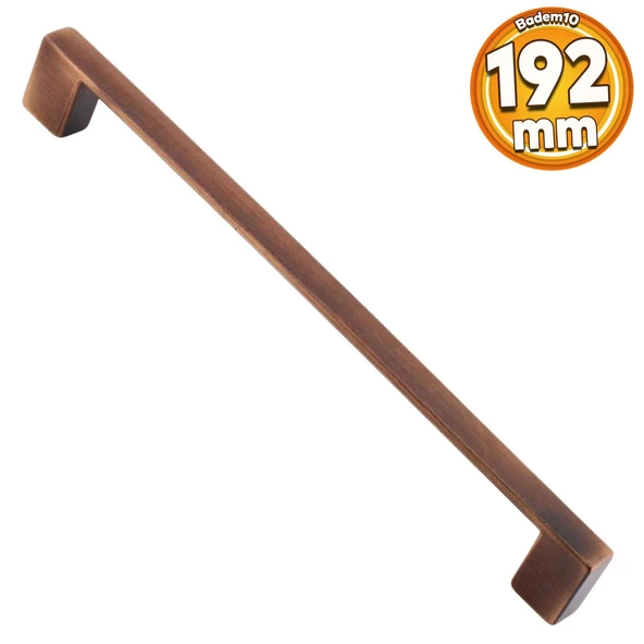 Kale Kulp Metal 192 mm Eskitme Antik Bakır Mobilya Mutfak Çekmece Kapak Dolap Kulpu Kulbu Kulpları ürün görseli