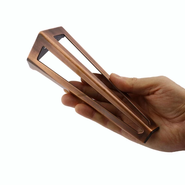 Mobilya Koltuk Konsol Tv Ünite Masa Ayağı Metal Ayakları 20 Cm Antik Bakır - Resim 7