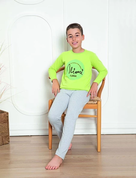 Donex Erkek Çocuk Uzun Kollu Pijama Takımı 502 ürün görseli