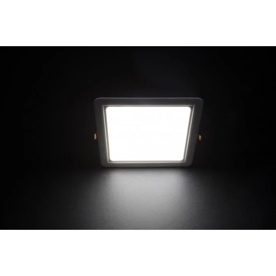 Maxled 12W Siyah Kasa Kare Sıva Altı Led Panel 4000K Ilık Beyaz - 3