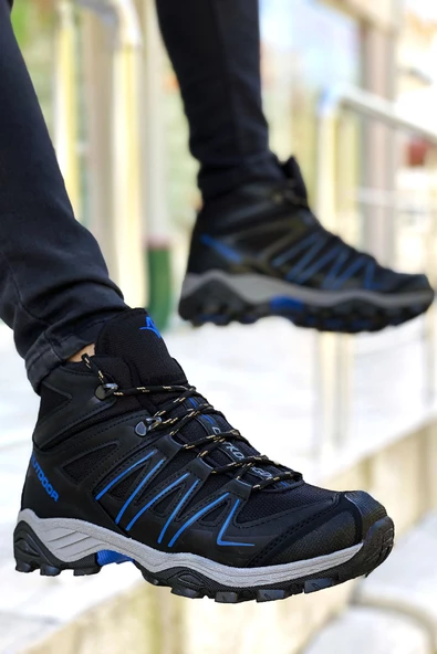 Çizgili Outdoor Trekking Erkek Bot - Resim 4