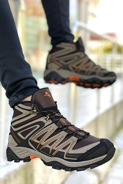 Çizgili Outdoor Trekking Erkek Bot - Resim 10