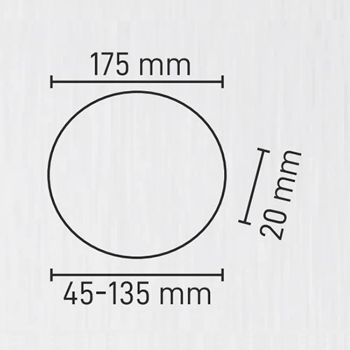 Maxled MX-1040 24W Yuvarlak Ayarlanabilir Geçmeli Backlight Led Panel 4000K - Resim 3