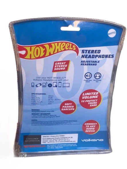 Hot wheels kablolu Kulaklığı mt-10901-hw - Resim 2