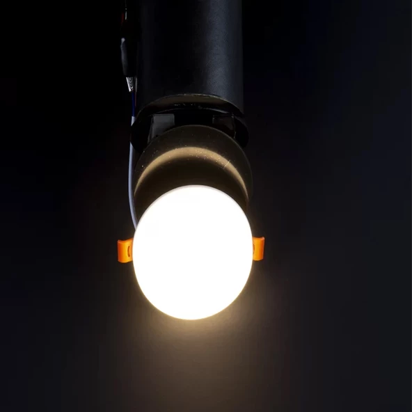 Maxled 18W Yuvarlak Sıva Altı Ayarlanabilir Geçmeli Backlight Led Panel 3000K Günışığı - Resim 2