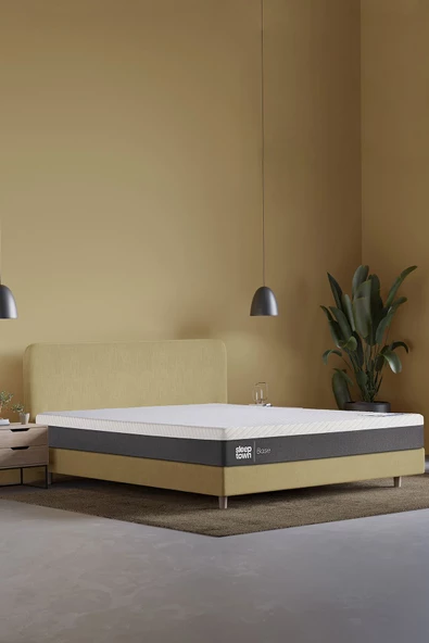 Sleeptown Base Sünger Fermuarlı Yıkanabilir Kılıflı Ortopedik Visco Yatak - Tek Kişilik 100x200 - 2