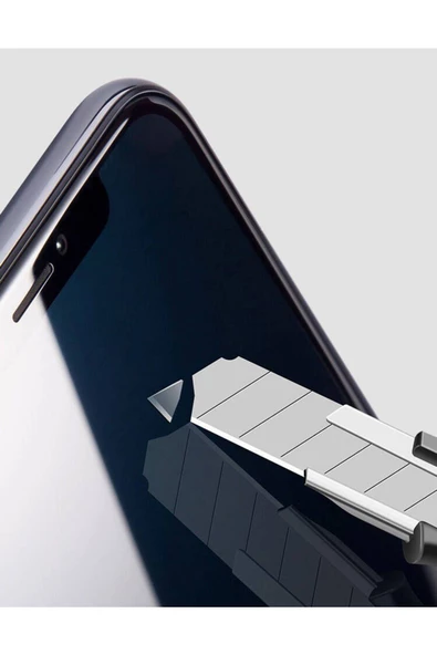 TechnoGuru Vestel 5580 Ekran Koruyucu Esnek Yapılı Blue Nano Kırılmaz Cam - 8