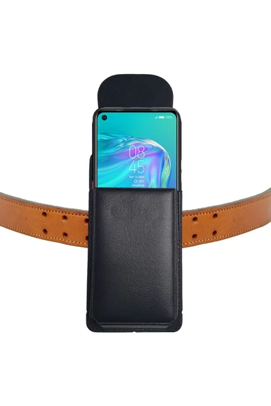 Tecno Spark 7T Uyumlu Kemer Kılıf - Suni Deri Kapaklı ürün görseli