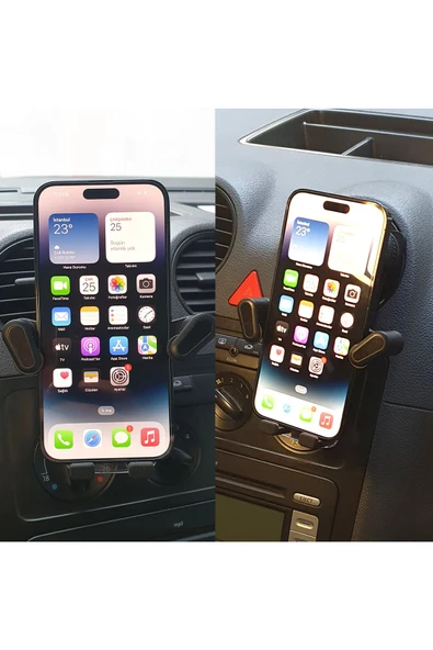 Araba Torpido Üzeri Havalandırma Izgarası İçin Araç Telefon Tutucusu - 5