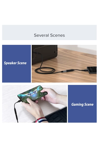 Xiaomi 12 TYPE-C Kulaklık Dönüştürücüsü Xiaomi 12 T TYPE-C Kulaklık Çevirici - 5