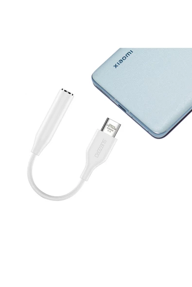 Xiaomi Mi 10T Uyumlu TYPE-C Kulaklık Dönüştürücü TYPE-C aux Kulaklık Çevirici