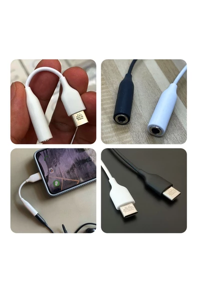 Samsung A54 5G Uyumlu Kulaklık Dönüştürücü Samsung Galaxy A54 Type C Çevirici - 3