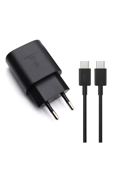 A34 Şarj Aleti Type-C 25W Hızlı Şarj Cihazı ve 5A KablosuA34 5G Şarj Cihazı - 3