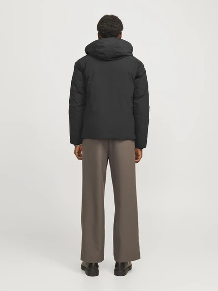 JACK JONES Erkek Softshell Su Geçirmez Kapüşonlu Mont Ceket 12259457 - 4