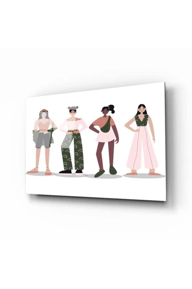 AlpiLeo Kızlar Alp Özel Cam Tablo ürün görseli 1