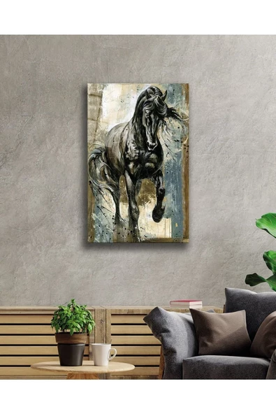 AlpiLeo At Alp Özel Cam Tablo - Resim 2