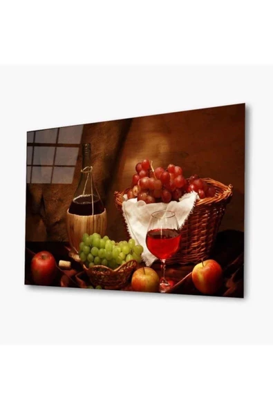 AlpiLeo Meyveler Alp Özel Cam Tablo 4mm Dayanıklı Temperli Cam ürün görseli 1