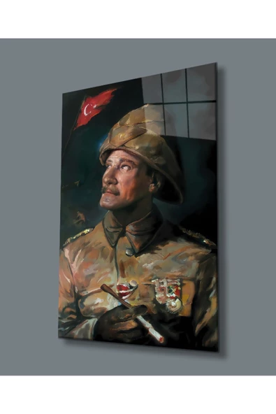 AlpiLeo Yapay Zeka Atatürk Uv Baskılı Alp Özel Cam Tablo, Ev Ve Ofis Duvar Dekoru ürün görseli 1