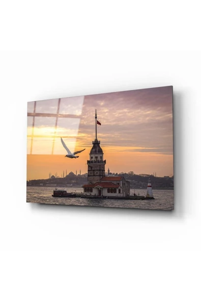 AlpiLeo Kız Kulesi 2 Alp Özel Cam Tablo