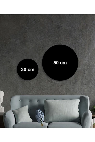 AlpiLeo Besmele Dini Islami Yuvarlak Alp Özel Cam Tablo Ev Ve Ofis Duvar Dekoru Hediyelik - Resim 4