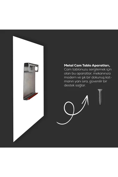 AlpiLeo Laptop Alp Özel Cam Tablo 4mm Dayanıklı Temperli Cam - Resim 5