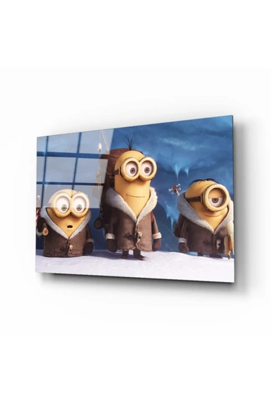 AlpiLeo Minyonlar Alp Özel Cam Tablo ürün görseli 1