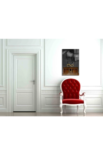 AlpiLeo Atatürk Alp Özel Cam Tablo 4 Mm Dayanıklı Temperli Cam - Resim 2