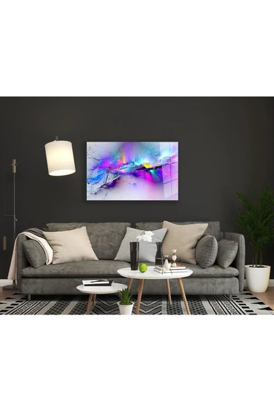 AlpiLeo Soyut Alp Özel Cam Tablo 4mm Dayanıklı Temperli Cam - Resim 2