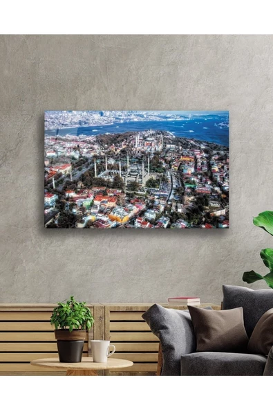 AlpiLeo Istanbul Manzara 4mm Dayanıklı Alp Özel Cam Tablo Temperli Cam - Resim 2