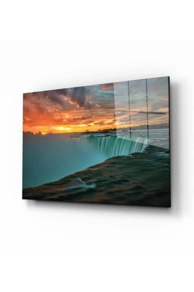 AlpiLeo Doğa Manzara Alp Özel Cam Tablo 4mm Dayanıklı Temperli Cam ürün görseli 1