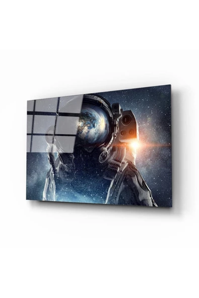 AlpiLeo Astronot Alp Özel Cam Tablo ürün görseli 1