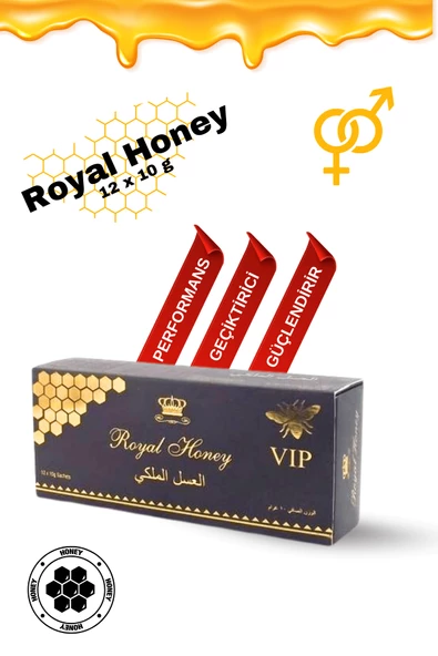 BLACK MAN Enerji Balı 12'Lİ 10 gr Royal Honey