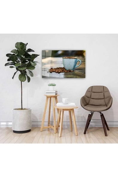 AlpiLeo Kahve Alp Özel Cam Tablo 4mm Dayanıklı Temperli Cam - Resim 2