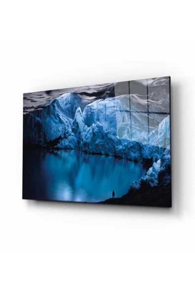 AlpiLeo Doğa Manzara Alp Özel Cam Tablo 4mm Dayanıklı Temperli Cam ürün görseli 1