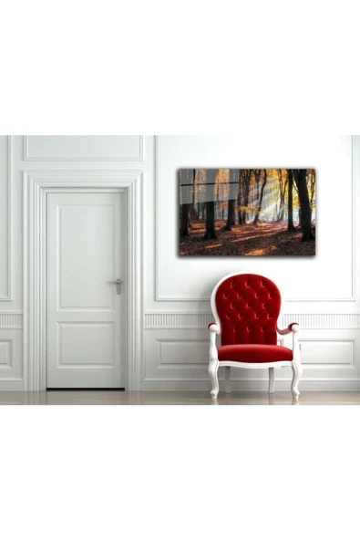 AlpiLeo Doğa Manzara Alp Özel Cam Tablo 4mm Dayanıklı Temperli Cam - Resim 2